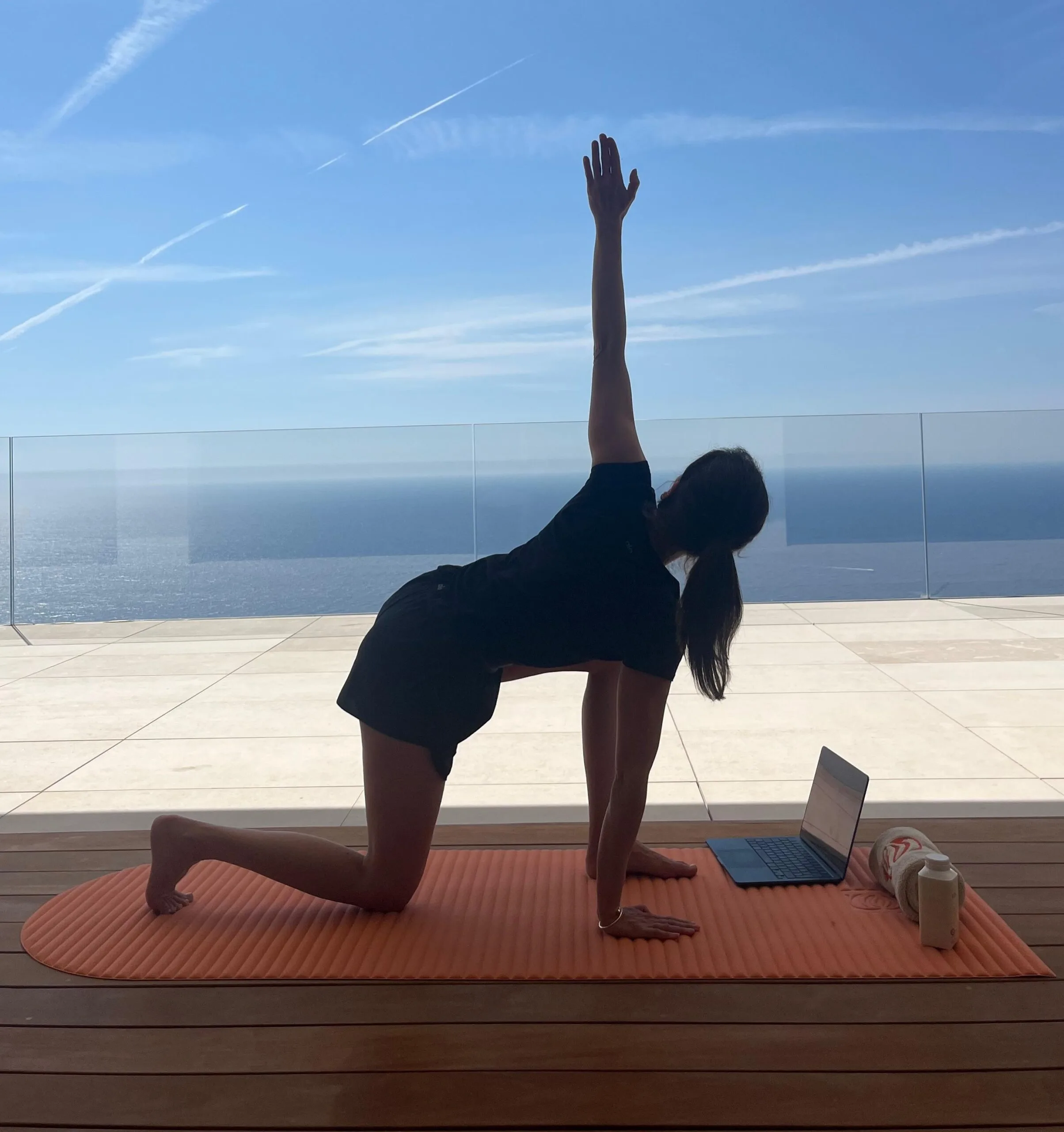 Séance de personal training en ligne avec Marie Trapezaroff