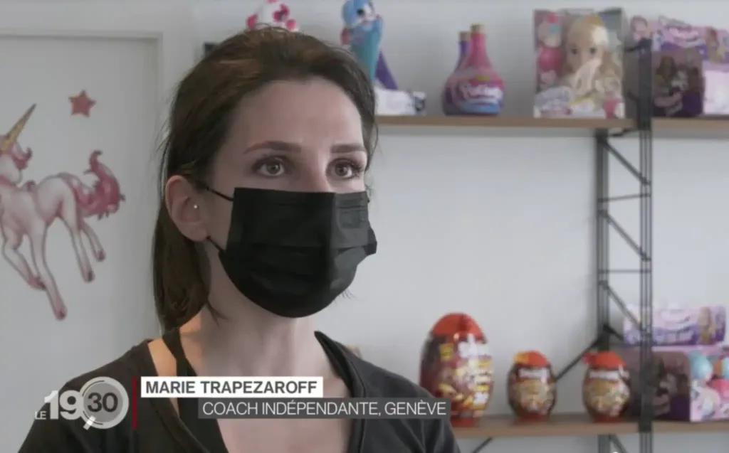 marie-trapezaroff-reportage-tv-coach-sportif Marie Trapezaroff lors dun reportage télévisé sur le coaching sportif