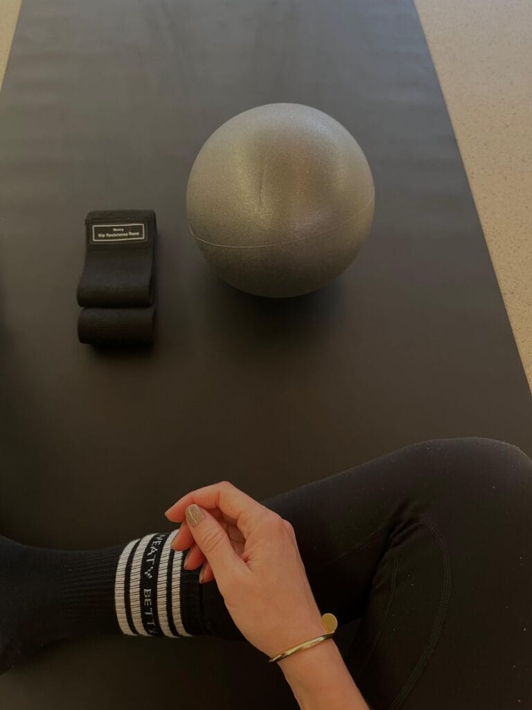 Pilates grossesse ballon