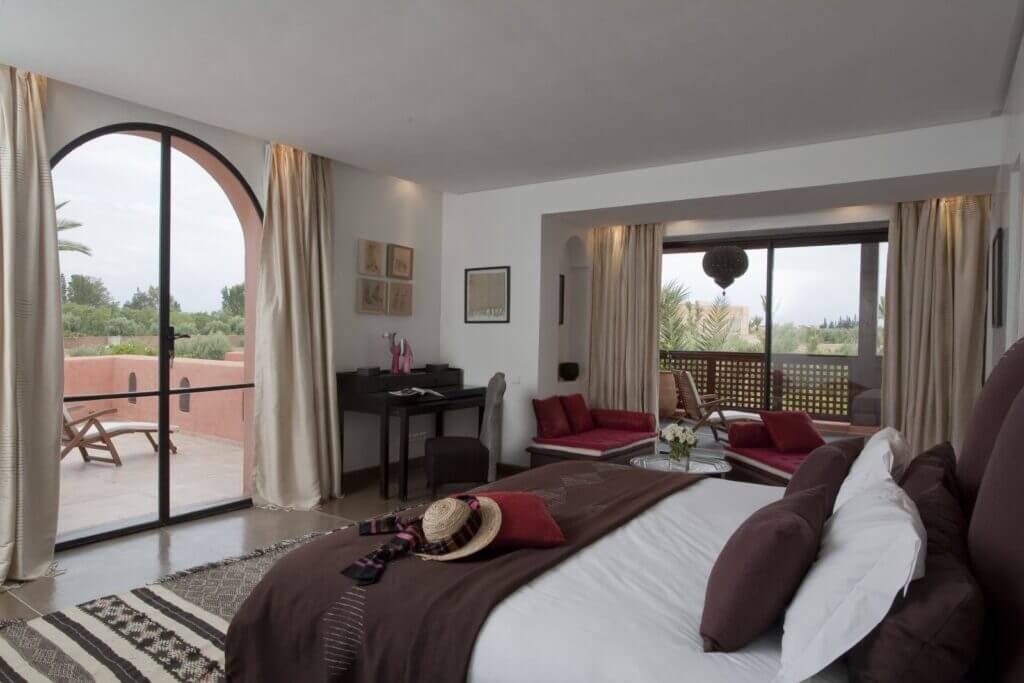 Marrakech   Villa Jardin Nomade   Chambre  Marie Trapezaroff   Coach Sportive et Pilates à Genève